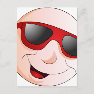 Carte Postale Expression faciale de l'homme Emoji