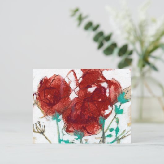 Carte Postale Expression Fleur I (Debout devant)