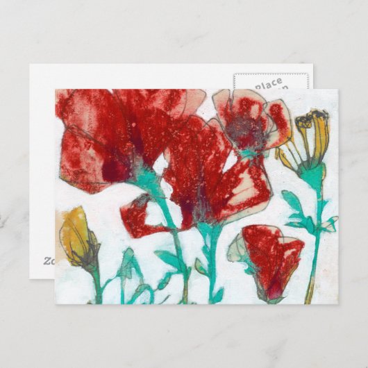 Carte Postale Expression Florale II (Devant / Derrière)