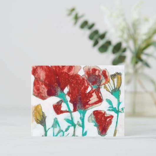 Carte Postale Expression Florale II (Debout devant)