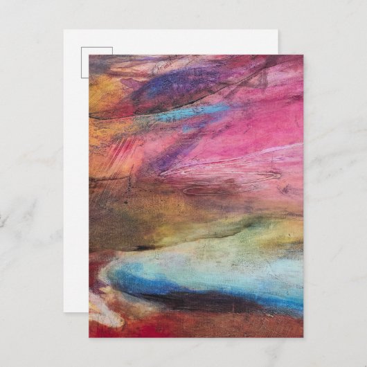 Carte Postale Expression Fuchsia (Devant / Derrière)