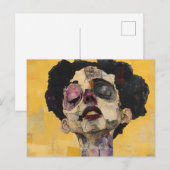 Carte Postale Expressionist Ethereal Portrait - Surrealist  (Devant / Derrière)