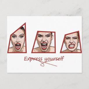 Carte Postale Exprimez-vous 