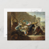 Carte Postale Expulsion des Huguenots (Devant / Derrière)