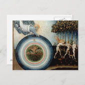 Carte Postale Expulsion du Paradis (Devant / Derrière)