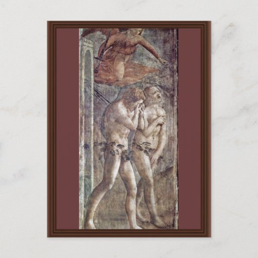 Carte Postale Expulsion Du Paradis Par Masaccio (Qualité Supérie (Devant)
