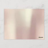 Carte Postale Extension Cadeau de certificat Lashes MakeupBlush  (Dos)