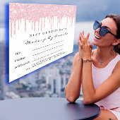 Carte Postale Extension Maquillage rose