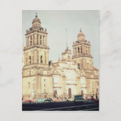 Carte Postale Extérieur de la cathédrale de Mexico (Devant)