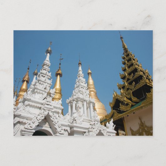 Carte Postale Extérieur de la pagode Shwedagon (Devant)