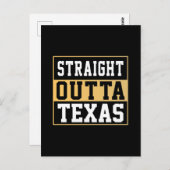 Carte Postale Extérieur droit Texas Gold et White (Devant / Derrière)