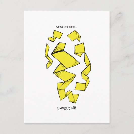 Carte Postale Extérieur/Intérieur. Un Abstrait. (Devant)