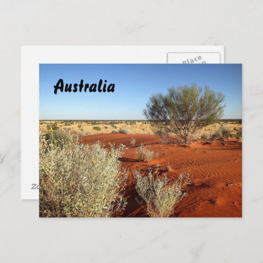 Carte postale extérieure australienne (Devant / Derrière)