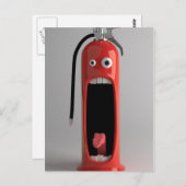 Carte Postale Extincteur de cris (Devant / Derrière)