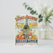 Carte Postale Extrait d'Absinthe Poster Art (Debout devant)
