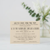 Carte Postale Extrait de télécopie du Wipers Times 1916 (Debout devant)