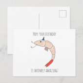 Carte postale Extraordinaire Shrimply (Devant / Derrière)