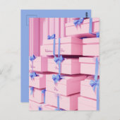 Carte Postale Extravaganza cadeau de la Saint-Valentin (Devant / Derrière)