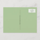 Carte Postale Exubérance de lièvre sauvage Art pastel (Dos)