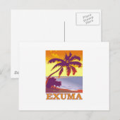 Carte Postale Exuma, Bahamas (Devant / Derrière)