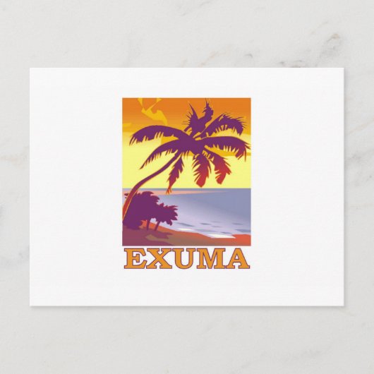 Carte Postale Exuma, Bahamas (Devant)