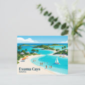 Carte Postale Exuma Cays Bahamas (Debout devant)