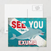 Carte Postale Exuma Dolphin (Devant / Derrière)