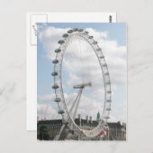 Carte Postale Eye de Londres (Devant / Derrière)
