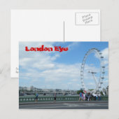 Carte Postale Eye de Londres (Devant / Derrière)
