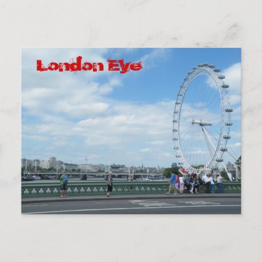 Carte Postale Eye de Londres (Devant)
