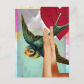 Carte Postale Eye of the Beholder, Abstract Digital Collage (Devant)