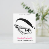 Carte Postale Eye Sketch Mascara Lash Extension (Debout devant)