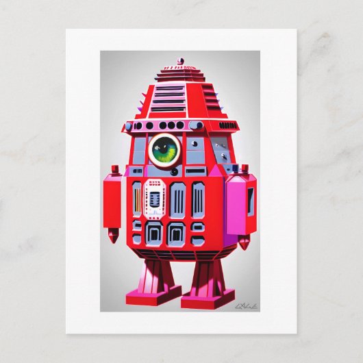 Carte Postale Eyébotique Ken Gage Sci-Fi (Devant)