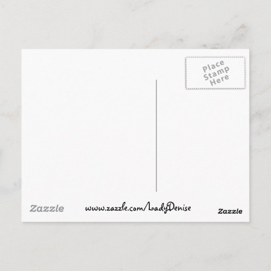 Carte Postale Eyelash DIVA - "LASH OUI !" (Dos)