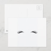 Carte Postale Eyelashes (Devant / Derrière)