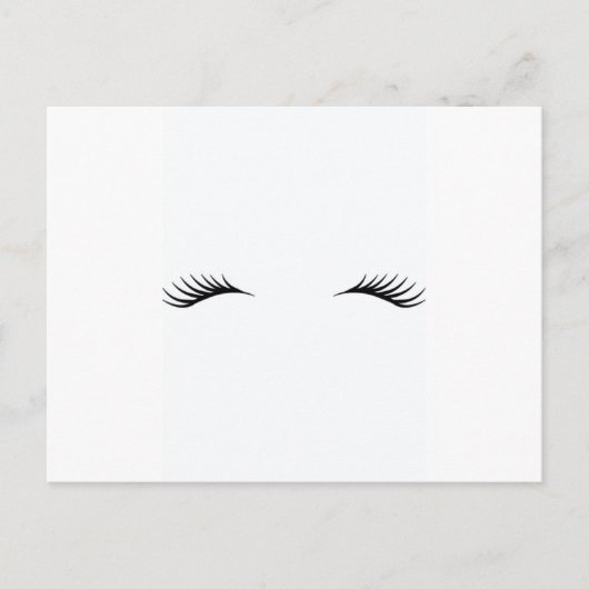 Carte Postale Eyelashes (Devant)