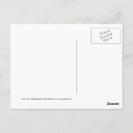 Carte postale EyeLeash (Dos)