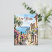 Carte Postale Èze France (Debout devant)