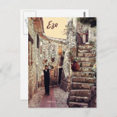 Carte Postale Eze, Provence (Devant / Derrière)