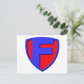 CARTE POSTALE F (Debout devant)