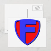 CARTE POSTALE F (Devant / Derrière)