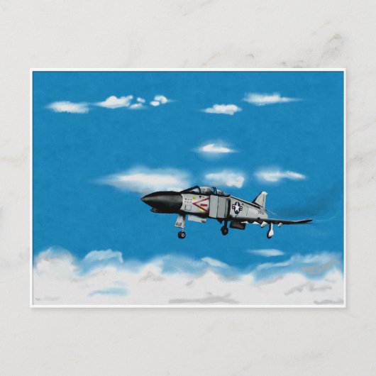 Carte Postale F4 Phantom Navy Jet Fighter (Devant)