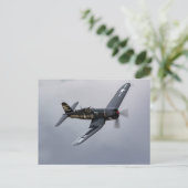 Carte postale F4U Corsair (Debout devant)