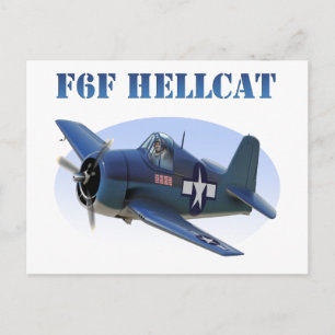 Carte Postale F6F Grumman Hellcat