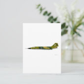 Carte Postale F-104 Lockheed Starfighter (Debout devant)