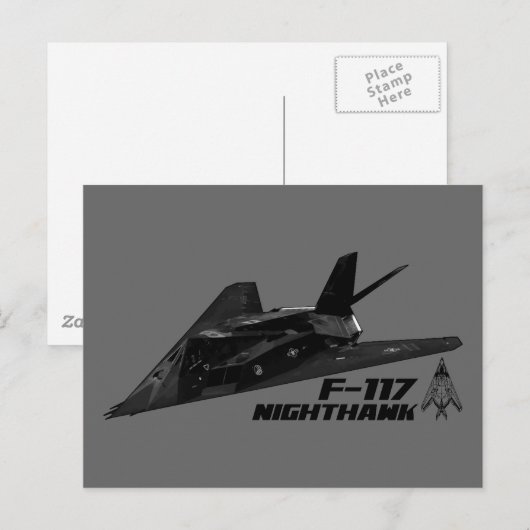 Carte Postale F-117 Nighthawk (Devant / Derrière)