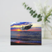 CARTE POSTALE F-14 TOMCAT (Debout devant)