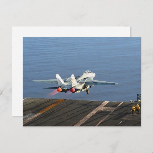 Carte postale F-14 Tomcat (Devant / Derrière)