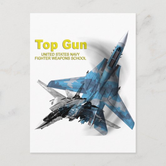 Carte Postale F-14 Tomcat Top Gun (Devant)