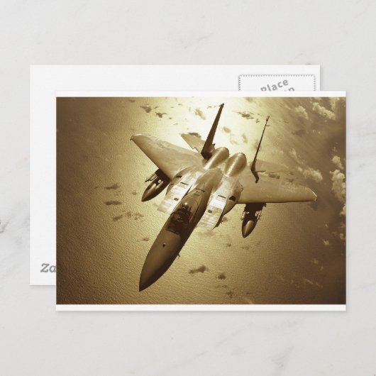 Carte Postale F-15 Aigle (Devant / Derrière)